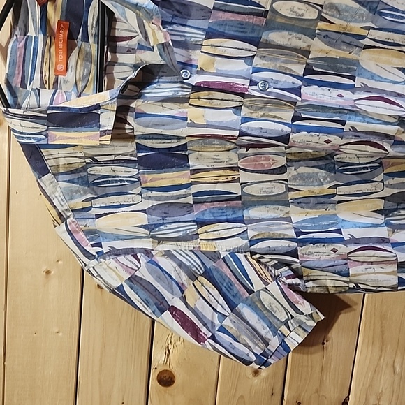 Tori Richard's Hawaiian Surfboard Shirt Button Down Men's Size XL - Picture 3 of 6